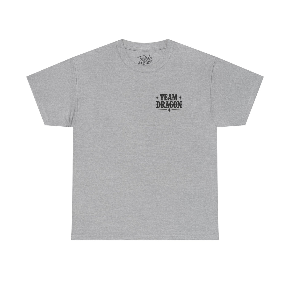 Team T-Rex vs Dragon Unisex Heavy Cotton Tee