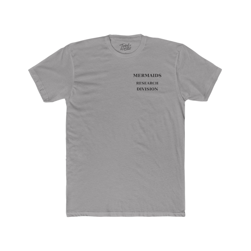 Mermaid /The Ocean is Hiding Something Unisex Cotton Crew Tee