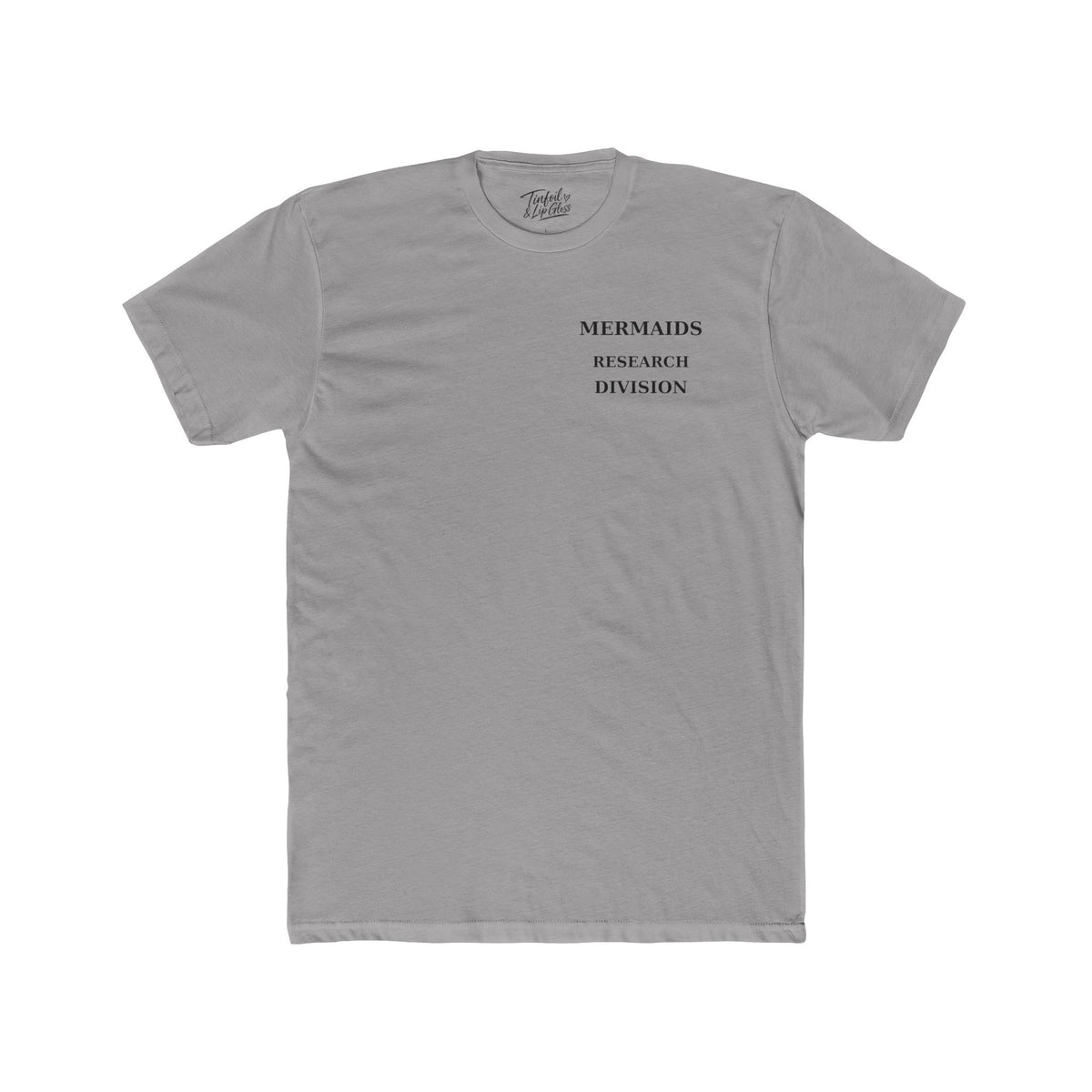 Mermaid /The Ocean is Hiding Something Unisex Cotton Crew Tee