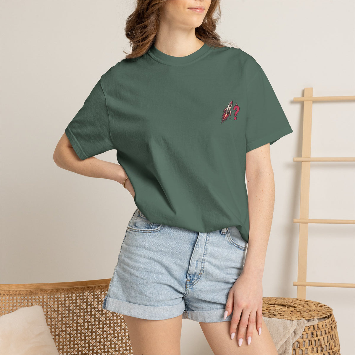 NASA never a straight answer Unisex Garment-Dyed T-shirt