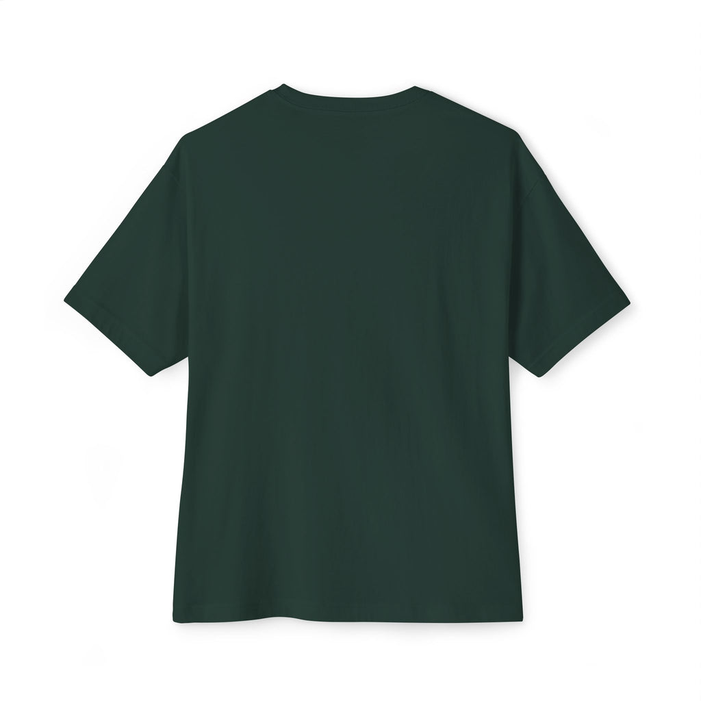 Never A Straight Answer front Unisex Oversized Boxy Tee