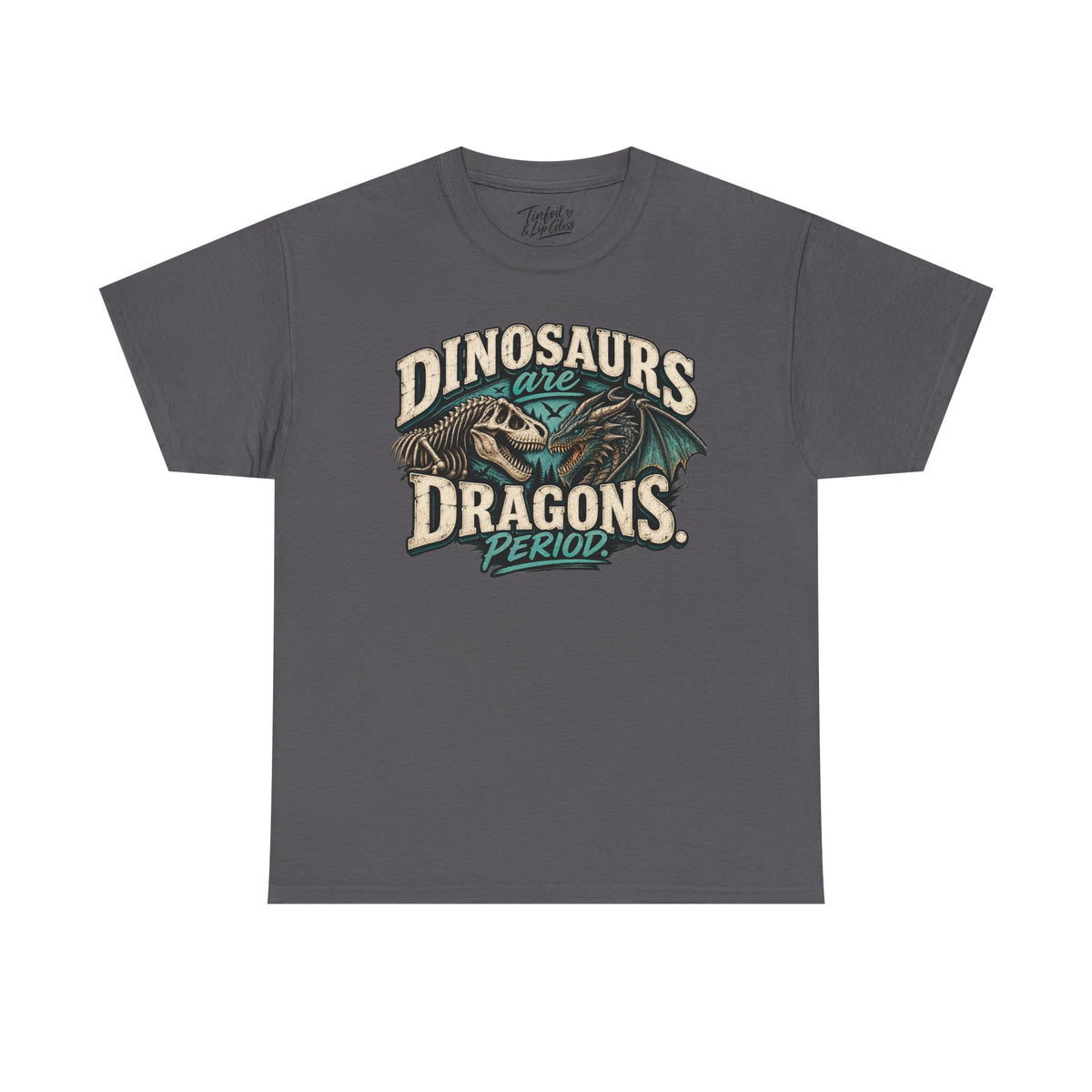 Dinosaurs are Dragons Unisex Heavy Cotton Tee