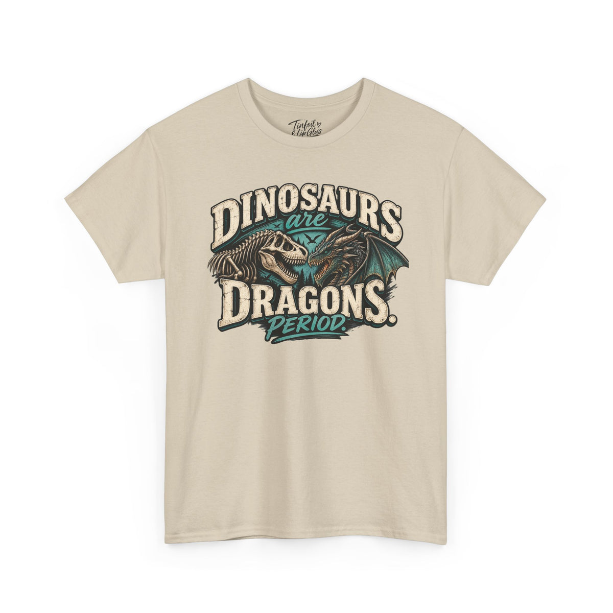 Dinosaurs are Dragons Unisex Heavy Cotton Tee