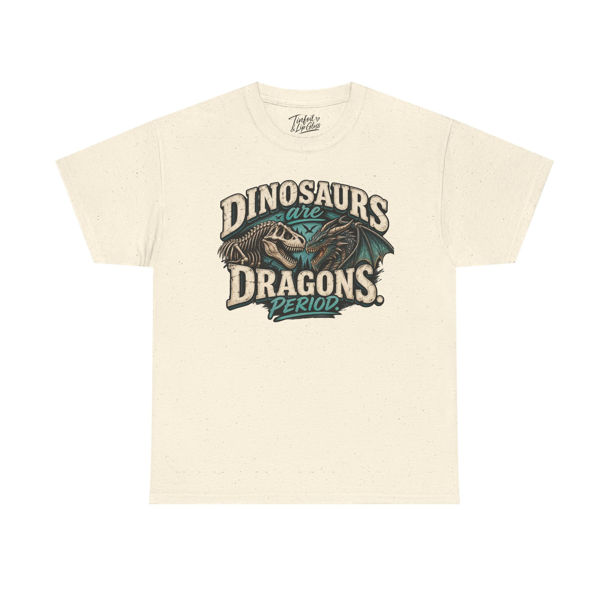 Dinosaurs are Dragons Unisex Heavy Cotton Tee