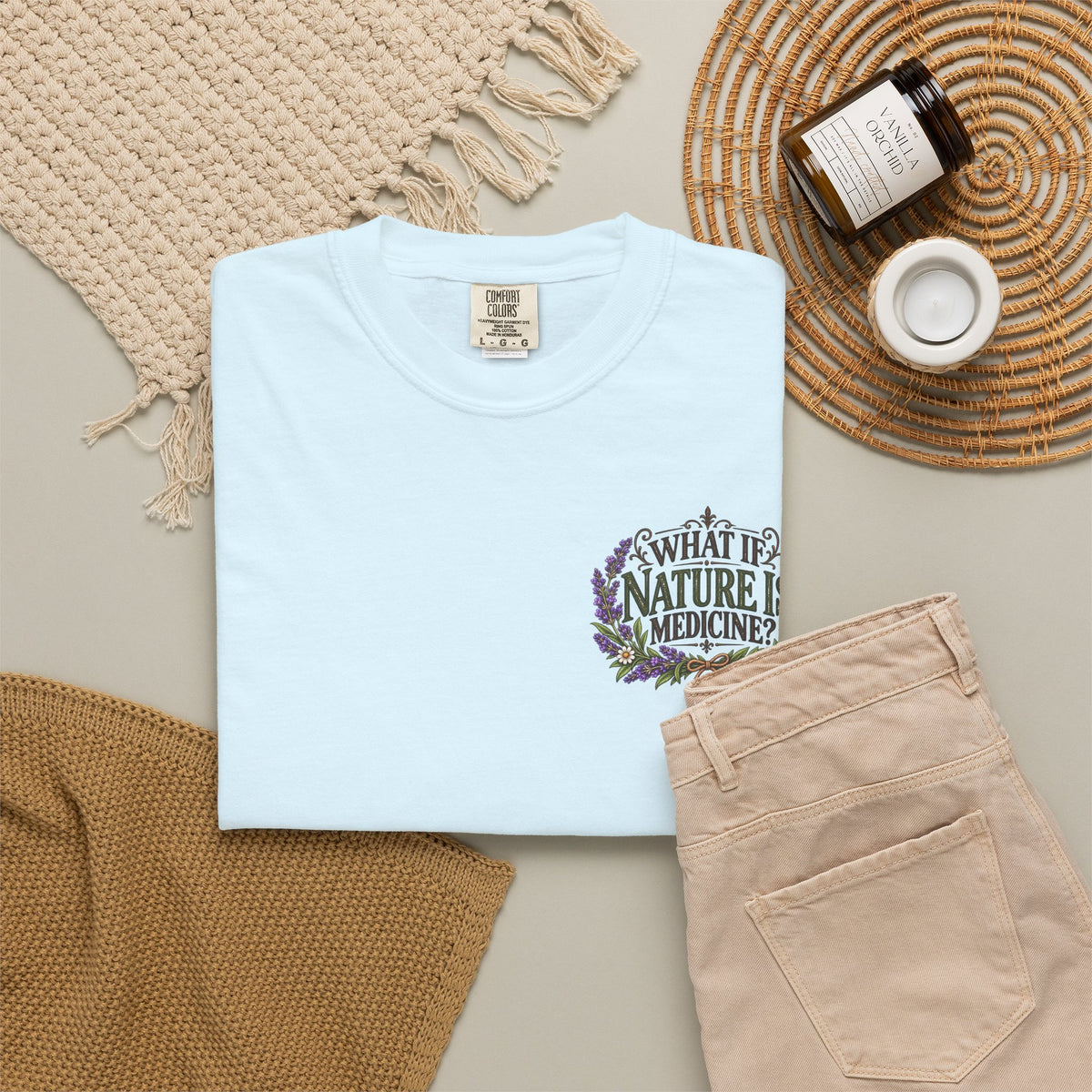 What If Nature Is Medicine? Garment-Dyed Tee