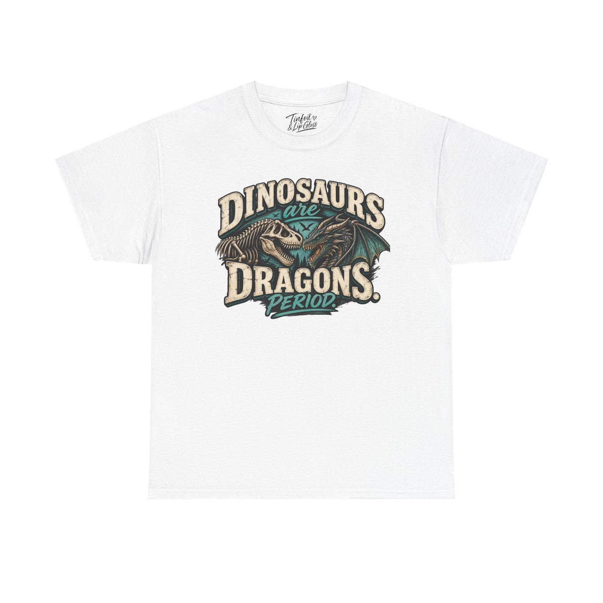 Dinosaurs are Dragons Unisex Heavy Cotton Tee