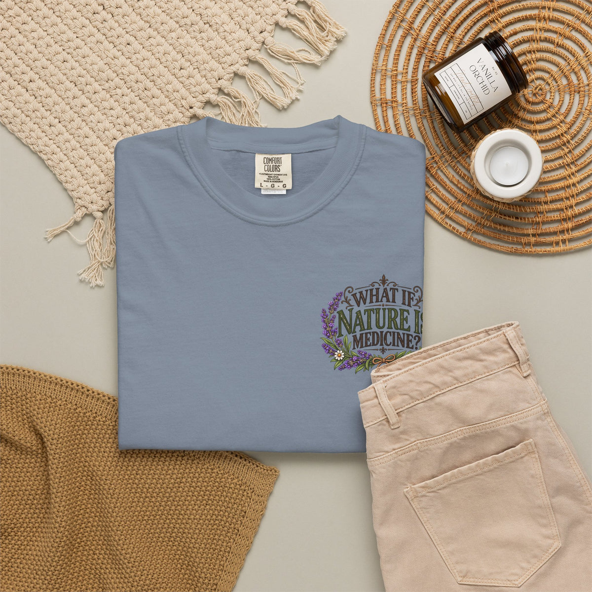 What If Nature Is Medicine? Garment-Dyed Tee