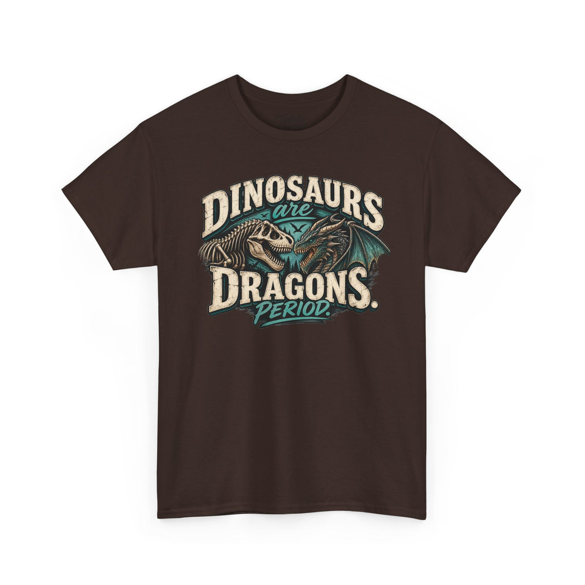 Dinosaurs are Dragons Unisex Heavy Cotton Tee