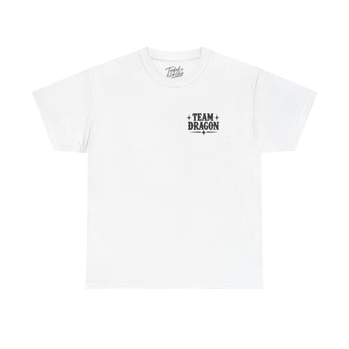 Team T-Rex vs Dragon Unisex Heavy Cotton Tee