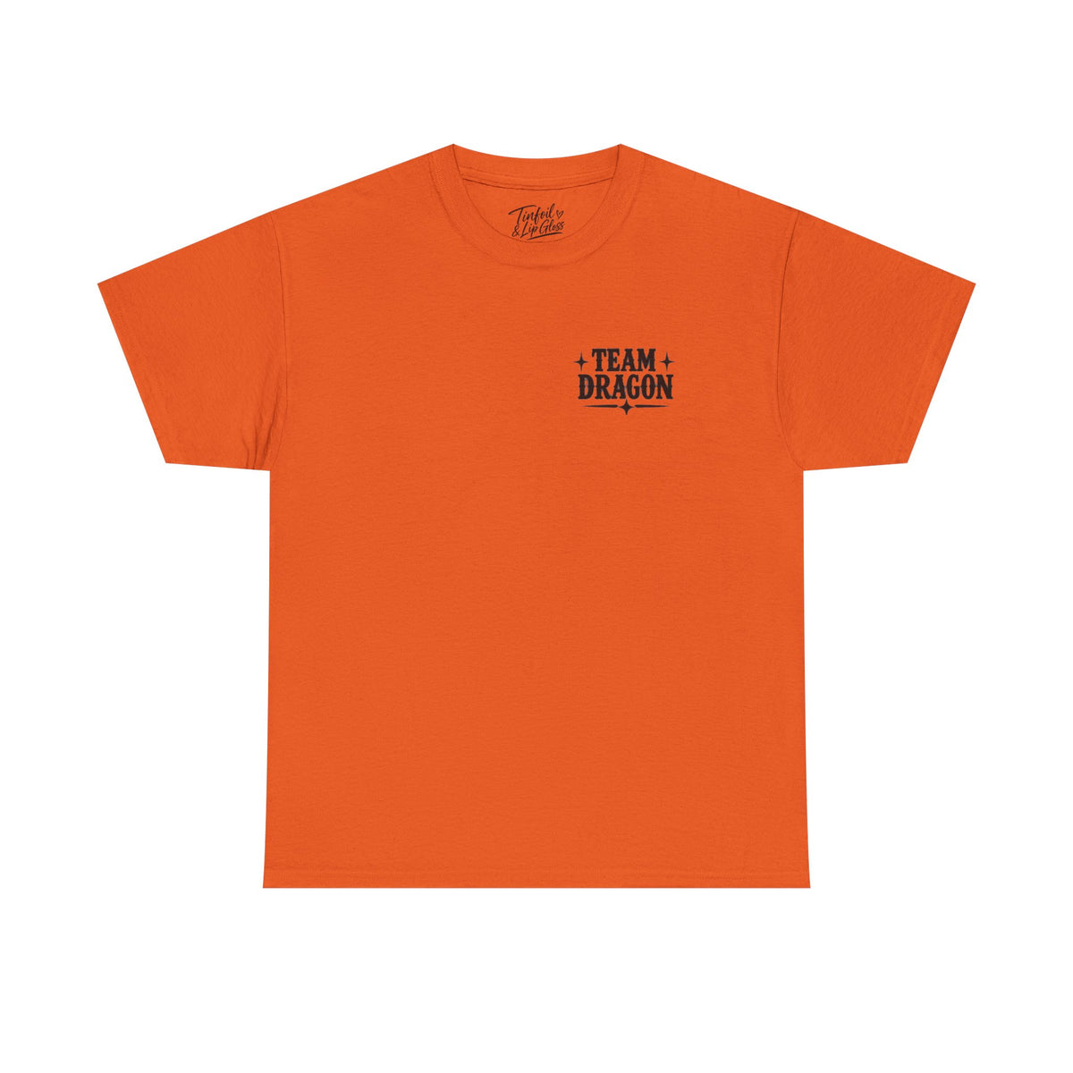 Team T-Rex vs Dragon Unisex Heavy Cotton Tee