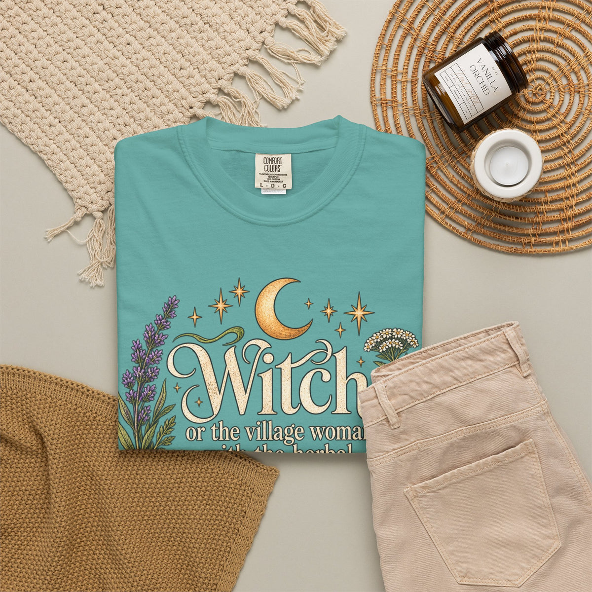 Witch or Village Healer? Garment-Dyed Tee 🌿🌙